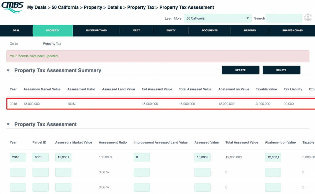 how to check assessment number in property tax